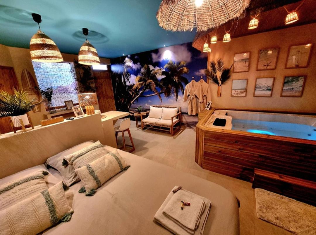 Les Spas De La Mer, Appart&Spa Aloha, 100M De La Plage, Plein Coeur Du Grau Льо Гро-дю-Роа Екстериор снимка