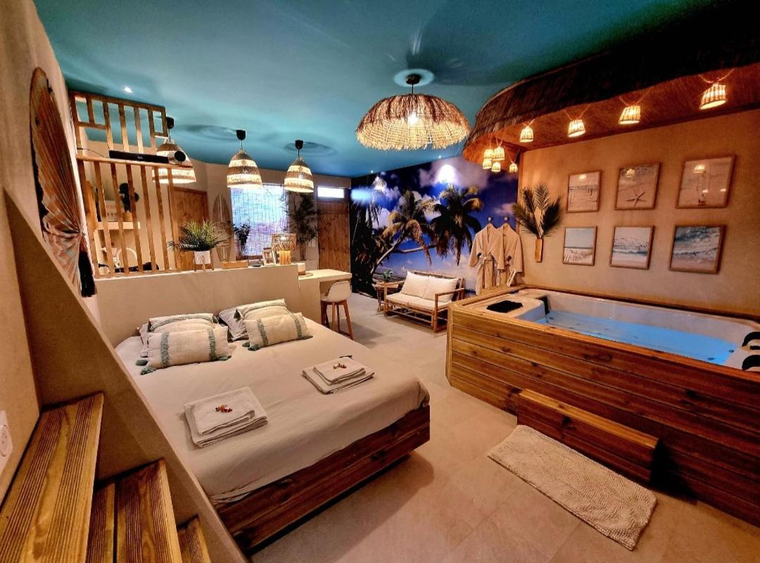 Les Spas De La Mer, Appart&Spa Aloha, 100M De La Plage, Plein Coeur Du Grau Льо Гро-дю-Роа Екстериор снимка